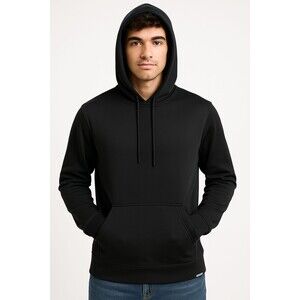 Balance Collection Mens Black Hoodie M  Lined Pullover Athletic Gym